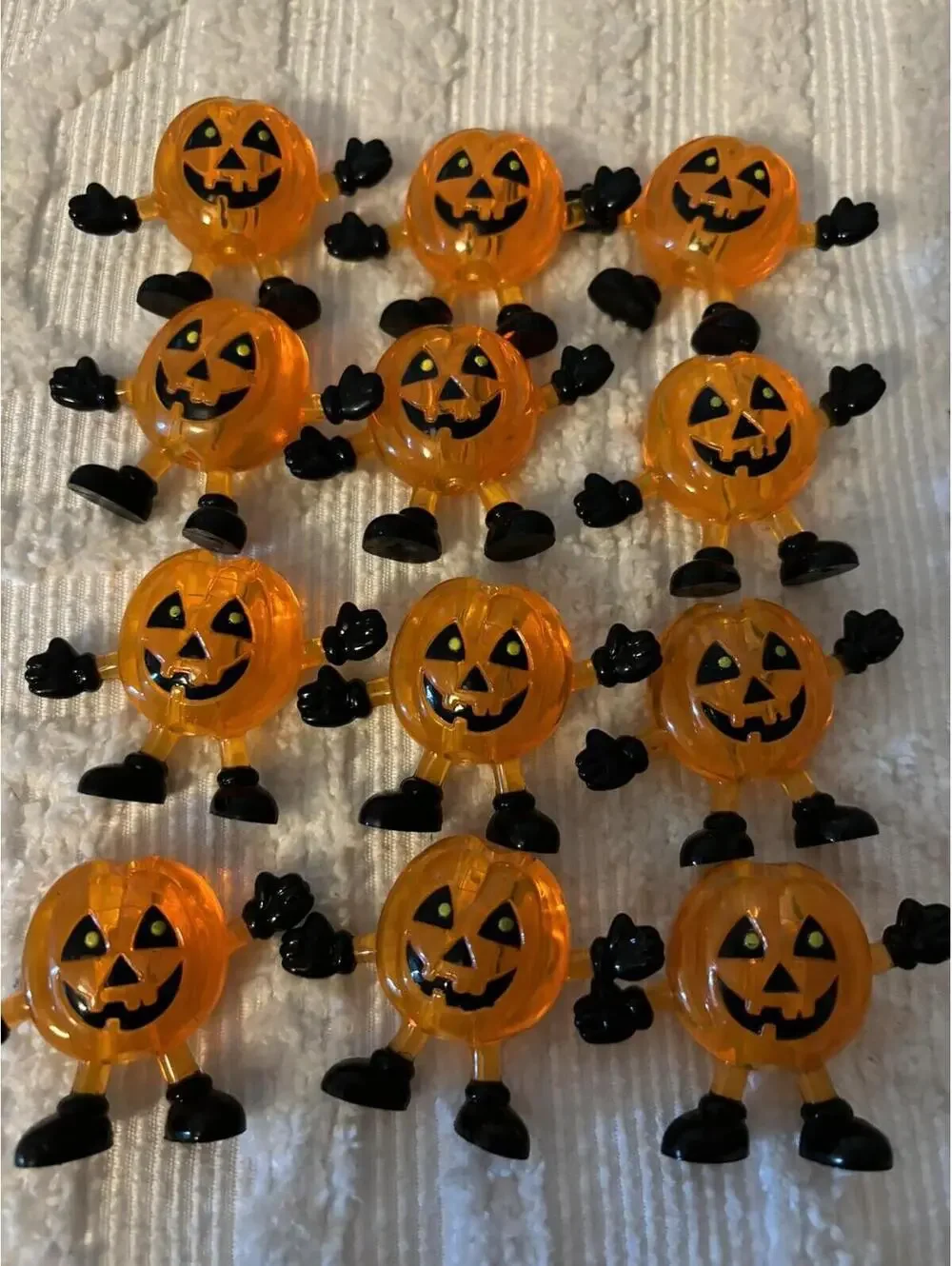 Halloween Pumpkin Men String Light Covers Orange Color lot of 12